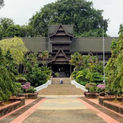 Melaka Sultanate Palace Museum outside
